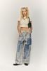 INF®️| QUẦN JEANS HIGHT STREET HOA ĐIỀU IN KỸ THUẬT SỐ DÁNG SUÔNG UNISEX INF 13436