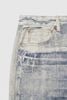 INF®️| QUẦN JEANS HIGHT STREET HOA ĐIỀU IN KỸ THUẬT SỐ DÁNG SUÔNG UNISEX INF 13436