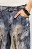 INF®️| QUẦN JEANS HIGHT STREET HOA ĐIỀU IN KỸ THUẬT SỐ DÁNG SUÔNG UNISEX INF 13440