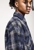 INF®️| ÁO  SƠ MI DÀI TAY LÀM RÁCH DÁNG RỘNG UNISEX INF 7073