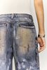 INF®️| QUẦN JEANS HIGHT STREET HOA ĐIỀU IN KỸ THUẬT SỐ DÁNG SUÔNG UNISEX INF 13440