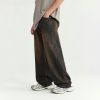 INF®️| QUẦN JEANS ỐNG RỘNG WASH BÙN VÀNG INF 12377