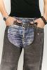 INF®️| QUẦN JEANS HIGHT STREET HOA ĐIỀU IN KỸ THUẬT SỐ DÁNG SUÔNG UNISEX INF 13434