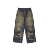INF®️| QUẦN JEANS HIGHT STREET HOA ĐIỀU IN KỸ THUẬT SỐ DÁNG SUÔNG UNISEX INF 13423