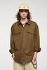 INF®️| ÁO KHOÁC SƠ MI DÀI TAY RETRO BAO HỘ VẢI THÔ UNISEX INF 7070