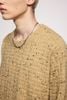 INF®️| ÁO SWEATER LEN SỢI WAFFLE HỌA TIẾT CỔ TRÒN UNISEX INF 10174