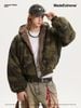 MADEEXTREME®️| ÁO KHOÁC HOODIE KHÓA KÉO MŨ TRÙM CAMO LOT LÔNG UNISEX MADE 230931