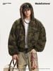 MADEEXTREME®️| ÁO KHOÁC HOODIE KHÓA KÉO MŨ TRÙM CAMO LOT LÔNG UNISEX MADE 230931