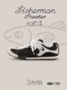 CATSOFA ™️| GIÀY SNEAKER FISHERMAN BLACK LƯỚI THÔ UNISEX CAT&SOFA CS25003