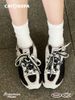CATSOFA ™️| GIÀY SNEAKER FISHERMAN BLACK LƯỚI THÔ UNISEX CAT&SOFA CS25003