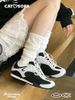 CATSOFA ™️| GIÀY SNEAKER FISHERMAN BLACK LƯỚI THÔ UNISEX CAT&SOFA CS25003