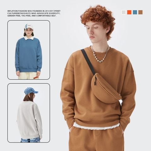 INF ™️| ÁO SWEATER TRƠN CHẤT LIỆU HÀNG ĐẦU NAM NỮ INF 166W172023