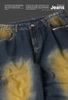QUẦN JEANS ỐNG RỘNG WASH SỜN PHONG CÁCH RÁCH CỔ ĐIỂN/JEANS PANTS WASH UNISEX OVERSIZE INF 12257