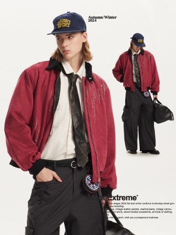 MADEEXTREME®️| ÁO KHOÁC BOMBER RETRO CAO CẤP UNISEX MADE 240813