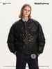 MADEEXTREME®️| ÁO KHOÁC BOMBER NỨT GIẢ THÂN NGẮN ẤM ÁP UNISEX MADE 241206