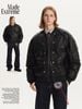 MADEEXTREME®️| ÁO KHOÁC BOMBER NỨT GIẢ THÂN NGẮN ẤM ÁP UNISEX MADE 241206