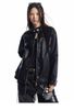 MADEEXTREME®️| ÁO KHOÁC DA PU CỔ ĐỨNG UNISEX 241146