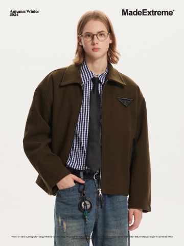 MADEEXTREME®️| ÁO KHOÁC COTTON LEN BÔNG DÀY RETRO UNISEX MADE 241222