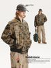 MADEEXTREME®️| ÁO KHOÁC BOMBER DA PU CAMO DÀY ẤM ÁP CAO CẤP KHÓA KÉO UNISEX MADE 241223