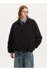 MADEEXTREME®️| ÁO KHOÁC CỔ ĐỨNG DÁNG RỘNG RETRO IN CHỮ COTTON UNISEX MADE 241235