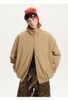MADEEXTREME®️| ÁO KHOÁC CỔ ĐỨNG DÁNG RỘNG RETRO IN CHỮ COTTON UNISEX MADE 241235
