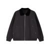 INF®️| ÁO KHOÁC VẢI NHUNG DETROIT VE ÁO TƯƠNG PHẢN RETRO UNISEX INF 5342