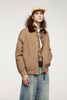 INF®️| ÁO KHOÁC VẢI NHUNG DETROIT VE ÁO TƯƠNG PHẢN RETRO UNISEX INF 5342