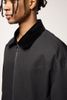 INF®️| ÁO KHOÁC VẢI NHUNG DETROIT VE ÁO TƯƠNG PHẢN RETRO UNISEX INF 5342