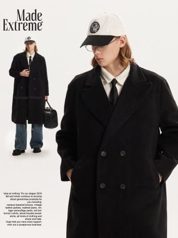 MADEEXTREME®️| ÁO KHOÁC MĂNG TÔ LEN RETRO ẤM UNISEX MADE DY789