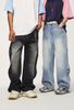 QUẦN JEANS ỐNG RỘNG WASH SỜN PHONG CÁCH CỔ ĐIỂN/JEANS PANTS WASH UNISEX OVERSIZE INF 12280