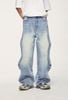 QUẦN JEANS ỐNG RỘNG WASH SỜN PHONG CÁCH CỔ ĐIỂN/JEANS PANTS WASH UNISEX OVERSIZE INF 12280