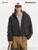 MADEEXTREME®️| ÁO KHOÁC MŨ TRÙM ĐẦU RETRO KHÓA KÉO LÓT LÔNG COTTON UNISEX MADE 241242