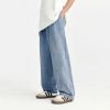 INF®️| QUẦN JEANS  ỐNG RỘNG CỔ ĐIỂN TRƠN  INF 12374