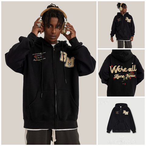 ZIPPER HOODED UNISEX BE 90020/2022