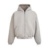 MADEEXTREME®️| ÁO KHOÁC MŨ TRÙM ĐẦU RETRO KHÓA KÉO LÓT LÔNG COTTON UNISEX MADE 241242