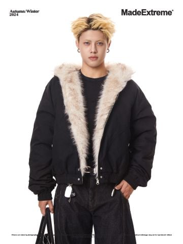 MADEEXTREME®️| ÁO KHOÁC CỔ LÔNG DÀY DẶN VÀ ẤM ÁP UNISEX MADE LM2488