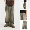 INF®️| QUẦN JEANS WASH PHONG CÁCH CỔ ĐIỂN THẮT LƯNG THỜI TRANG INF 12378