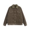 INF®️| ÁO KHOÁC CÔNG LÔNG CỪU CỔ ÁO ẤM UNISEX INF 5356