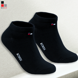 SET 4 ĐÔI Tất Nam Cổ Thấp Sợi Tre Kháng Khuẩn Cao Cấp Bizmen BO.05
