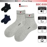Tất Nam Cotton Cổ Cao Công Sở, Kháng Khuẩn-Khử Mùi Cao Cấp Bizmen - BSC.020