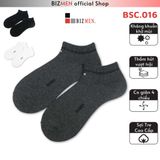 Tất, Vớ Nam Cổ Trung Sợi Compact Cotton Cao Cấp Kháng Khuẩn-Khử Mùi Bizmen - BSC.027