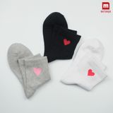 Tất, Vớ Nữ Cổ Cao Hình Trái Tim Melange - MC.01.15