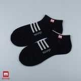 Tất Nam Kẻ, Cổ Ngắn, Kháng Khuẩn - Khử Mùi Melange - MC.01.09