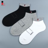 Tất Nam Cotton Cổ Trung Công Sở Thể Thao Kháng Khuẩn Khử Mùi Bizmen - CSP.08