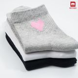 Tất, Vớ Nữ Cổ Cao Hình Trái Tim Melange - MC.01.15