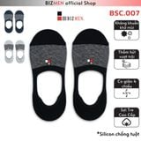 Tất nam công sở Bizmen cotton cổ thuyền có silicol chống trượt kháng khuẩn khử mùi - BSC.007