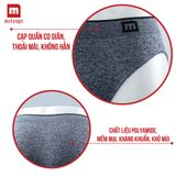 Combo 4 Quần Lót, Quần Sịp Tam Giác Nam Melange Siêu Co Giãn, Thoáng Mát, Mềm Mại - MA.22.11