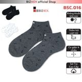 Tất Nam Công Sở Sợi Tre (Bamboo) Cổ Ngắn Kháng Khuẩn-Khử Mùi Bizmen - BSC.025