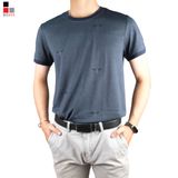 Áo thun nam sợi tre thiên nhiên bamboo thoáng khí Bizmen, áo phông nam thấm hút mồ hôi, khử mùi thể thao dạo phố BZA.01