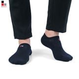 Tất nam cổ ngắn Bizmen cotton kháng khuẩn khử mùi giày lười có silicol chống trượt - BSC.001
